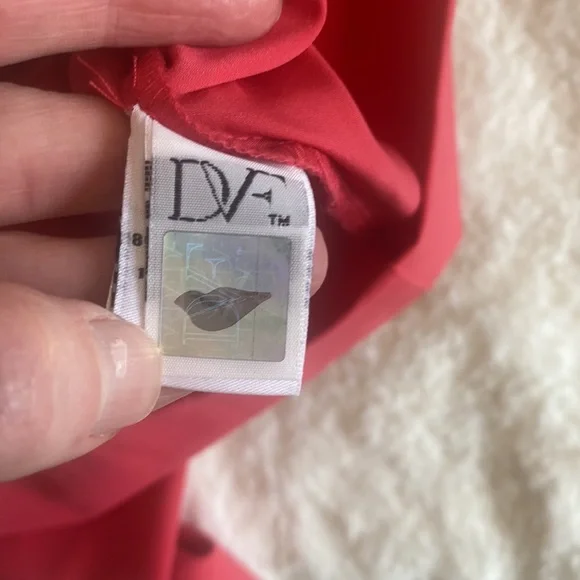 Diane Von Furstenberg Faux Wrap Dress Size 4 - Picture 8 of 9